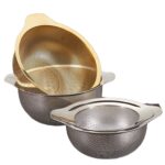 Stainless Steel Microporous Kitchen Supply Filter Handle Drain Basket Colander Strainer Heat Resistant Dishwasher Safe Ove...